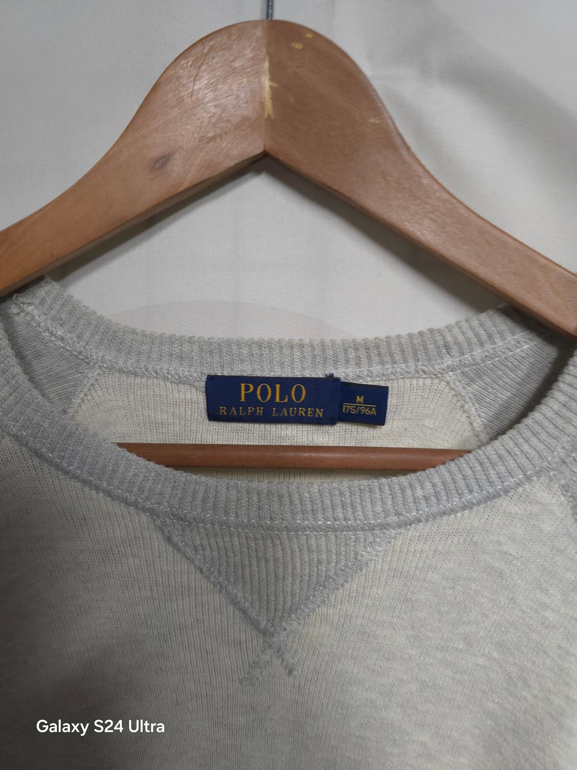 폴로 랄프로렌 톤온톤 면니트 M ✨️정품✨️ 상품이미지3