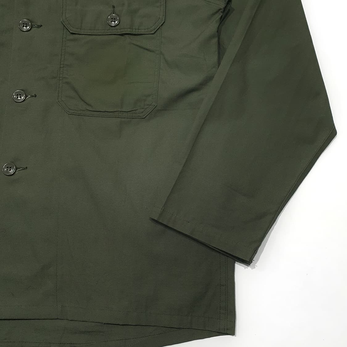 60's 포플린 퍼티그 셔츠 워크셔츠 L (105) 상품이미지4