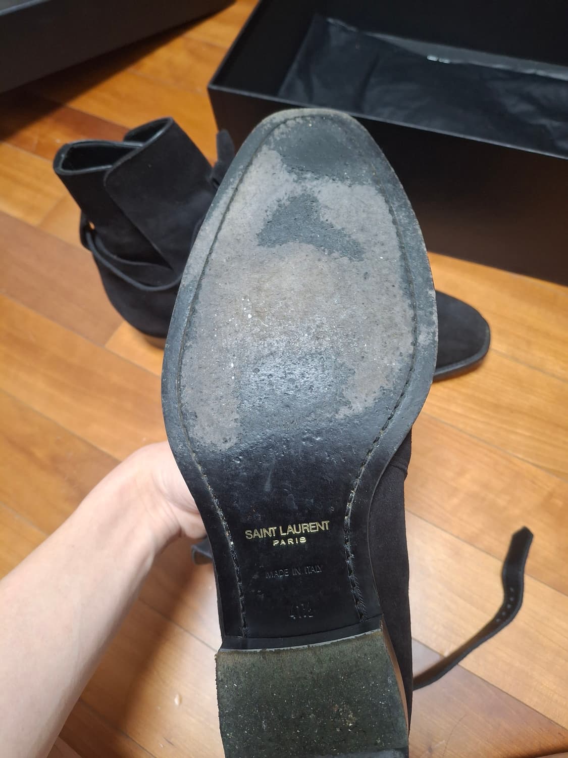 생로랑 스웨이드 조드퍼 부츠 41.5 상품이미지3
