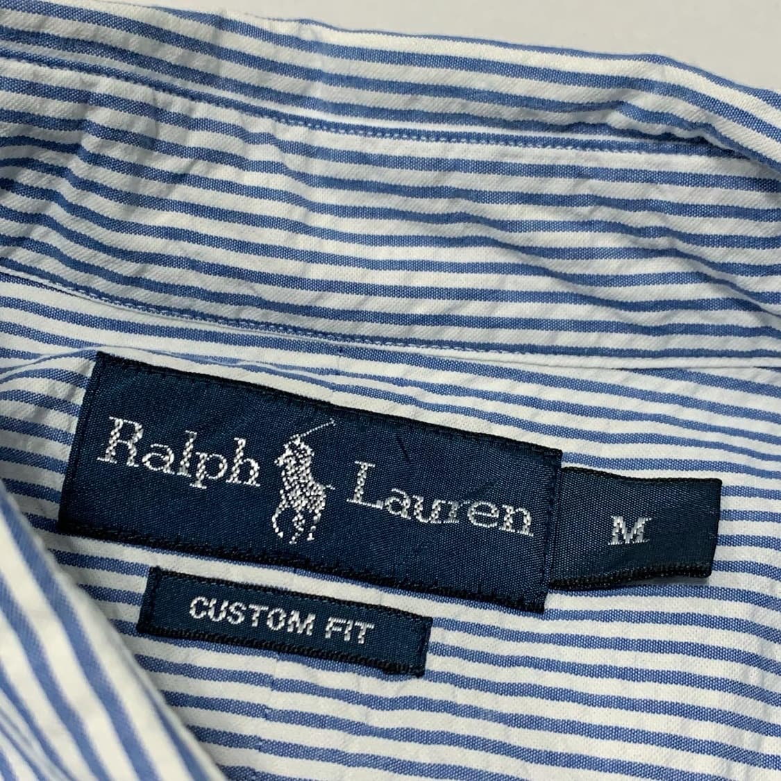 폴로 스트라이프 씨어써커 반팔 셔츠 남방 상품이미지3