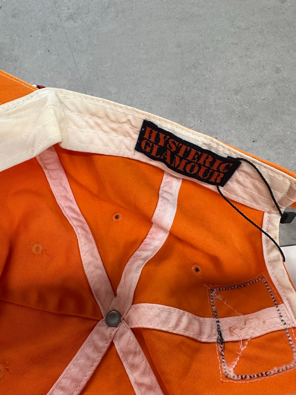 히스테릭 글래머(Hysteric Glamour)의 빈티지 패치 트러커 캡 상품이미지3