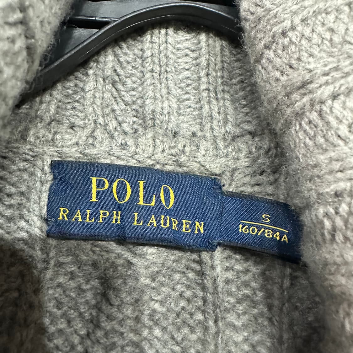 폴로랄프로렌 울캐시미어 숄카라 가디건 S 상품이미지3