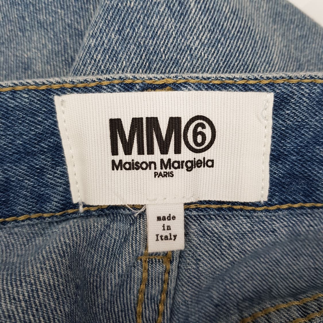 MM6 메종마르지엘라 페인트 디테일 와이드 데님 팬츠 36사이즈 상품이미지5