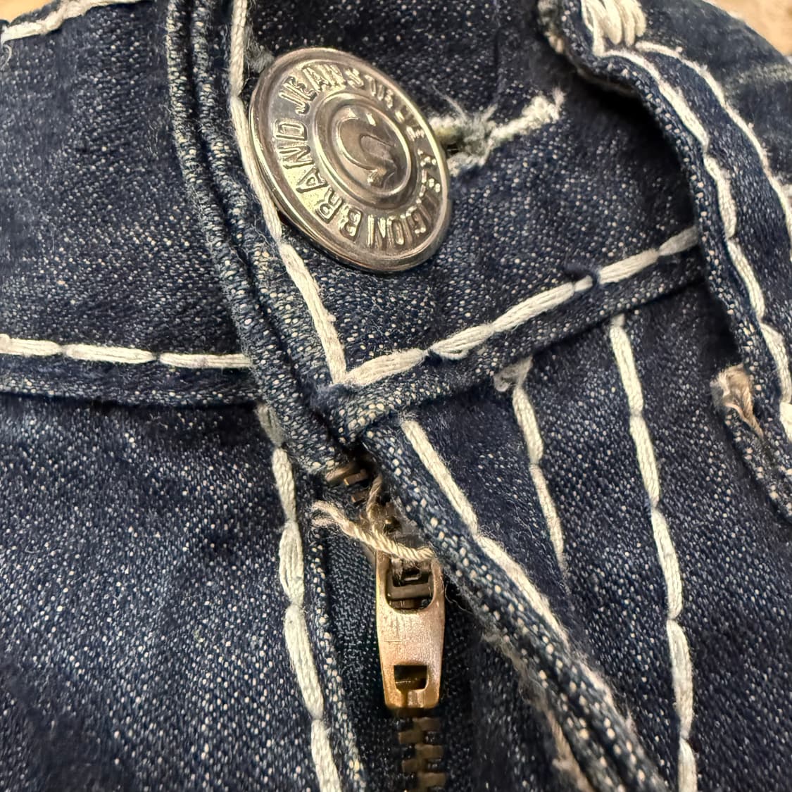 [정품/30] 트루릴리젼 스티치 데님 청바지 b14 상품이미지6