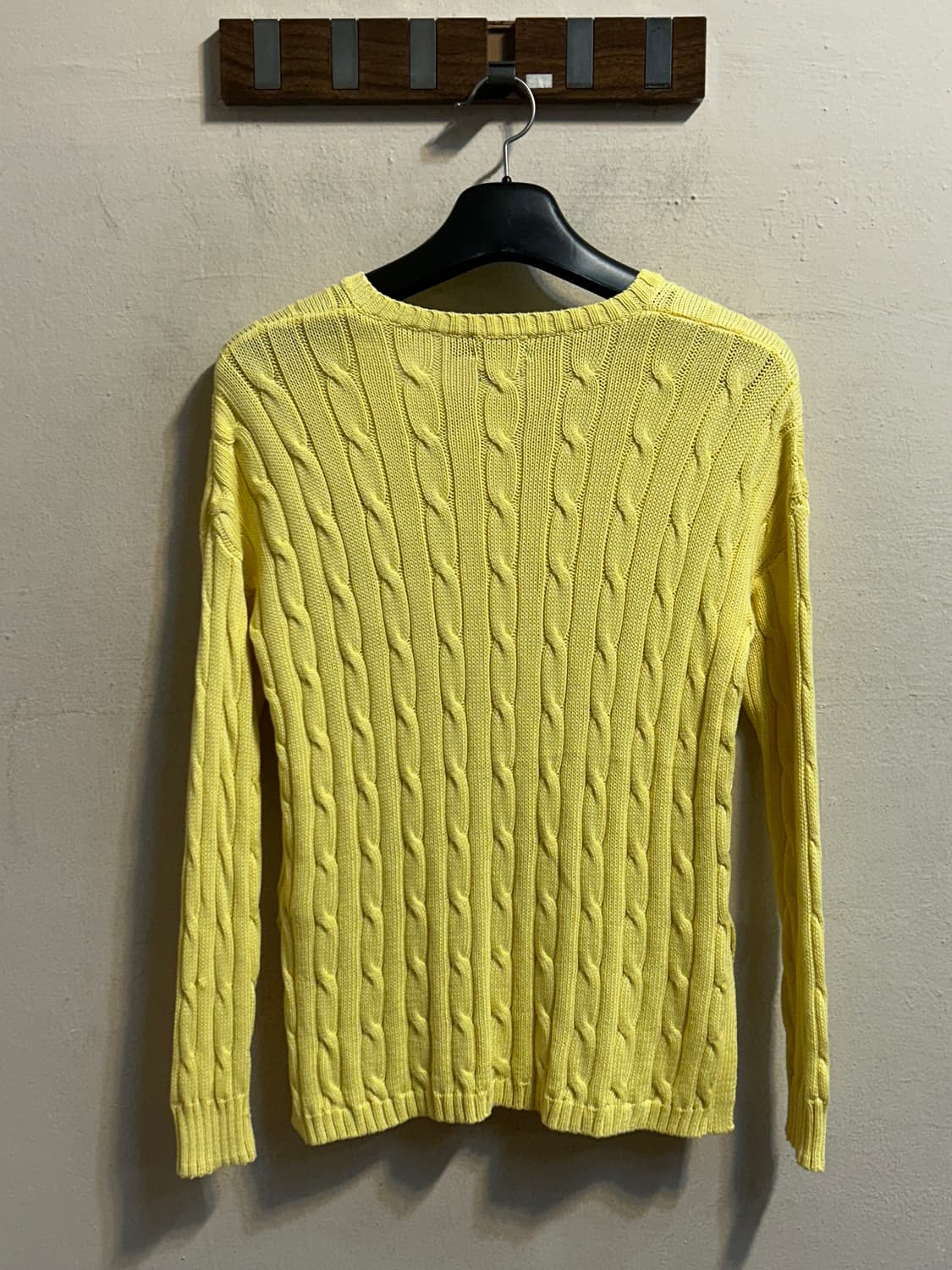 폴로 랄프로렌 케이블 브이넥 니트 스웨터 상품이미지5