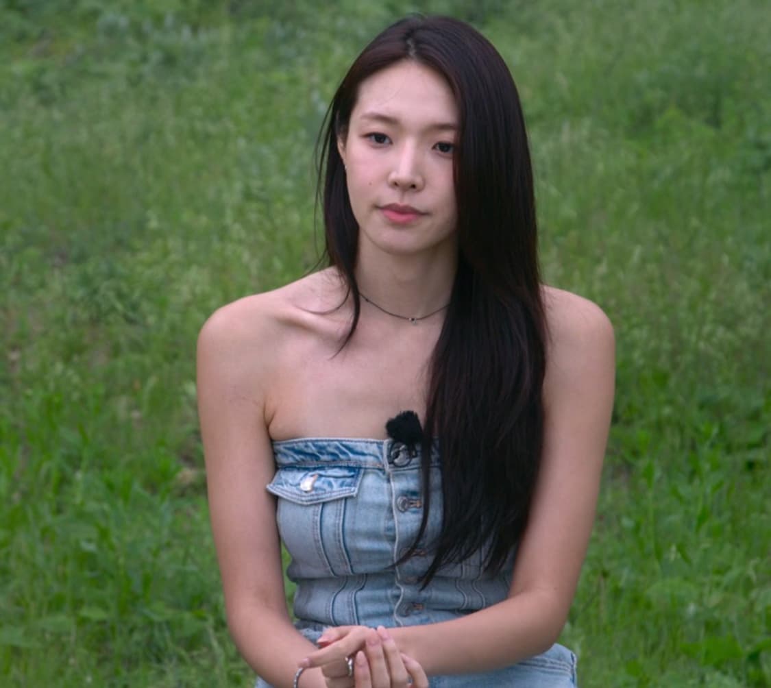 자라 TRF 데님 탑 솔로지옥 최미나수 옷 상품이미지1