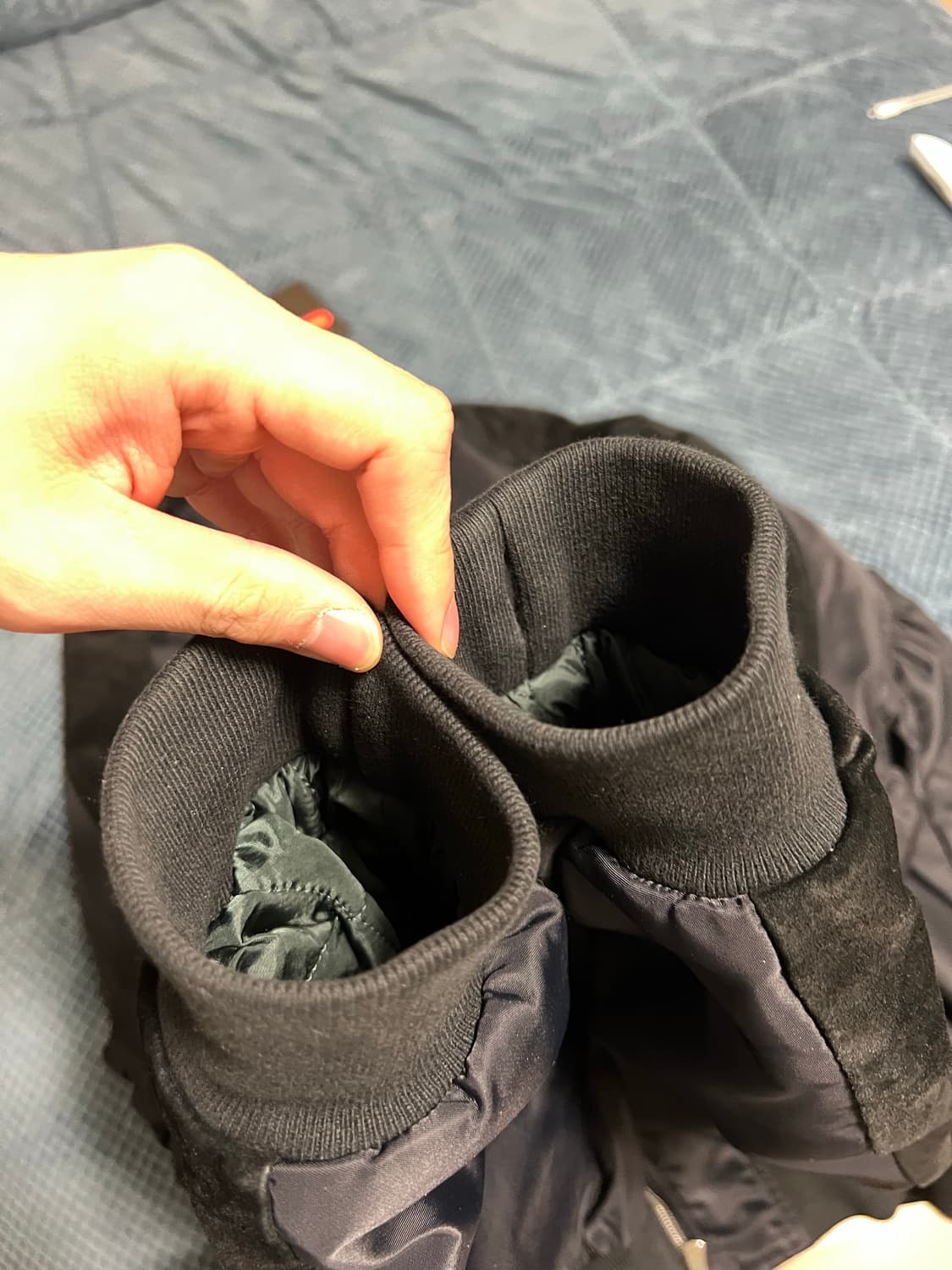 [L] CMMAWEAR C ROUND BOMBER BLACK 상품이미지3