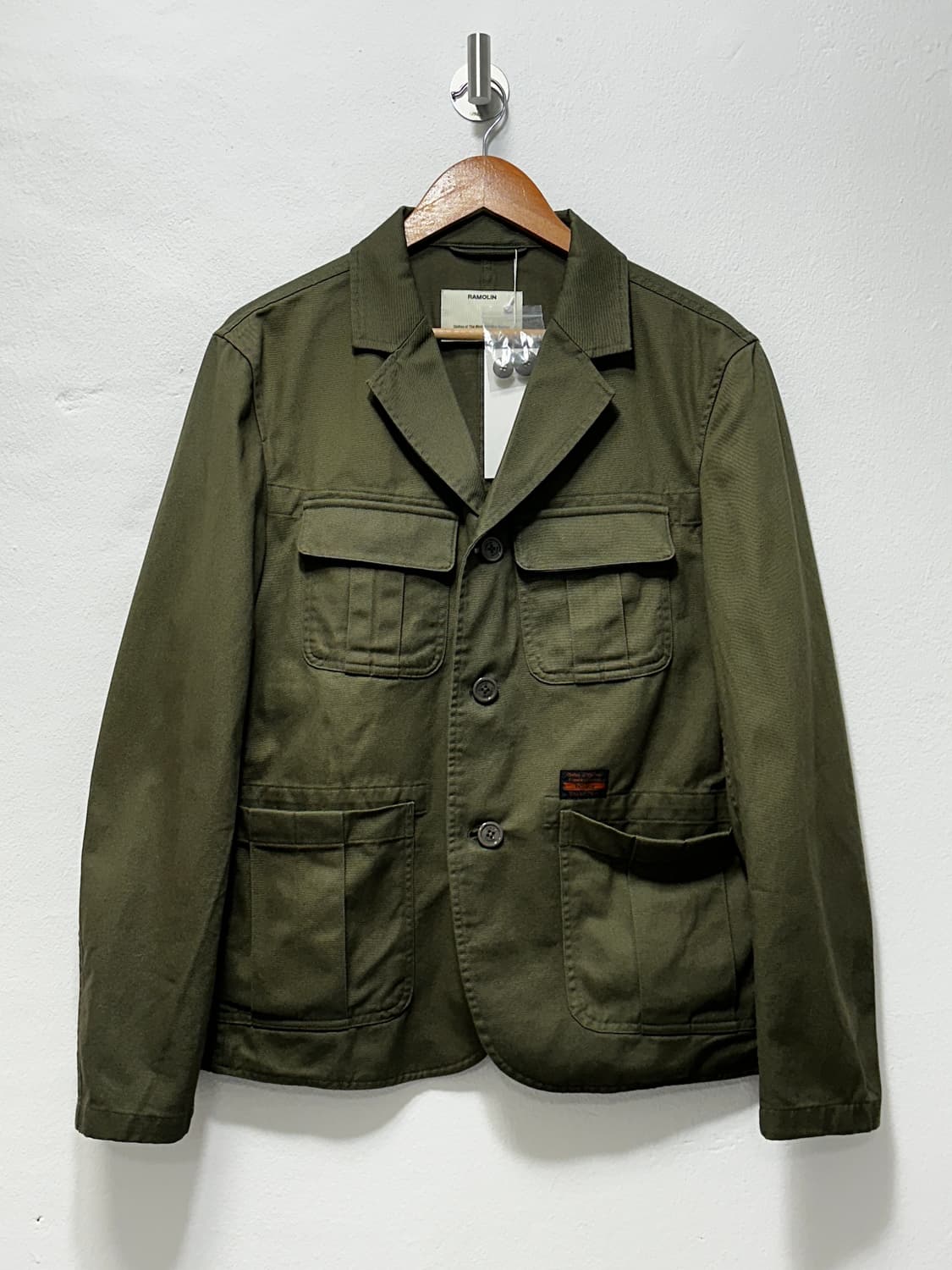 라모랭 밀리터리 퍼티그 자켓 카키 상품이미지1