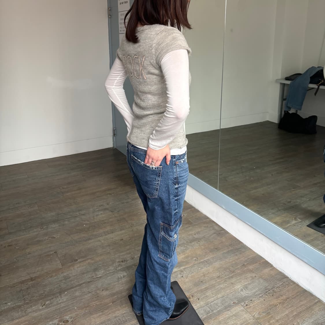 American Eagle 로우라이즈 배기 데님 상품이미지7