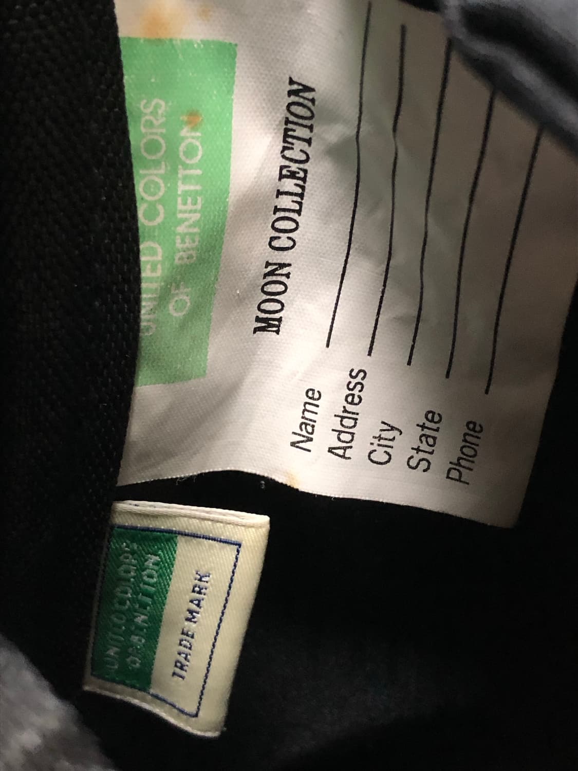 베네통 검정 캔버스 투웨이백 백팩 크로스백 숄더백 상품이미지4