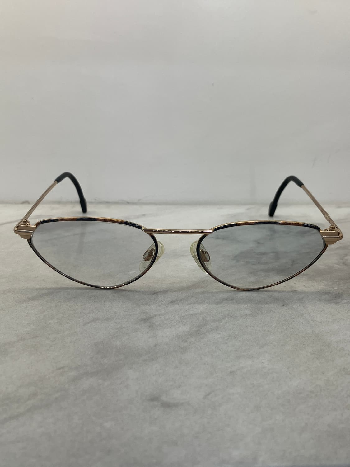 로덴스톡 RODENSTOCK 엔틱 레오파드 골드 캣아이쉐입 메탈테 안경 상품이미지5