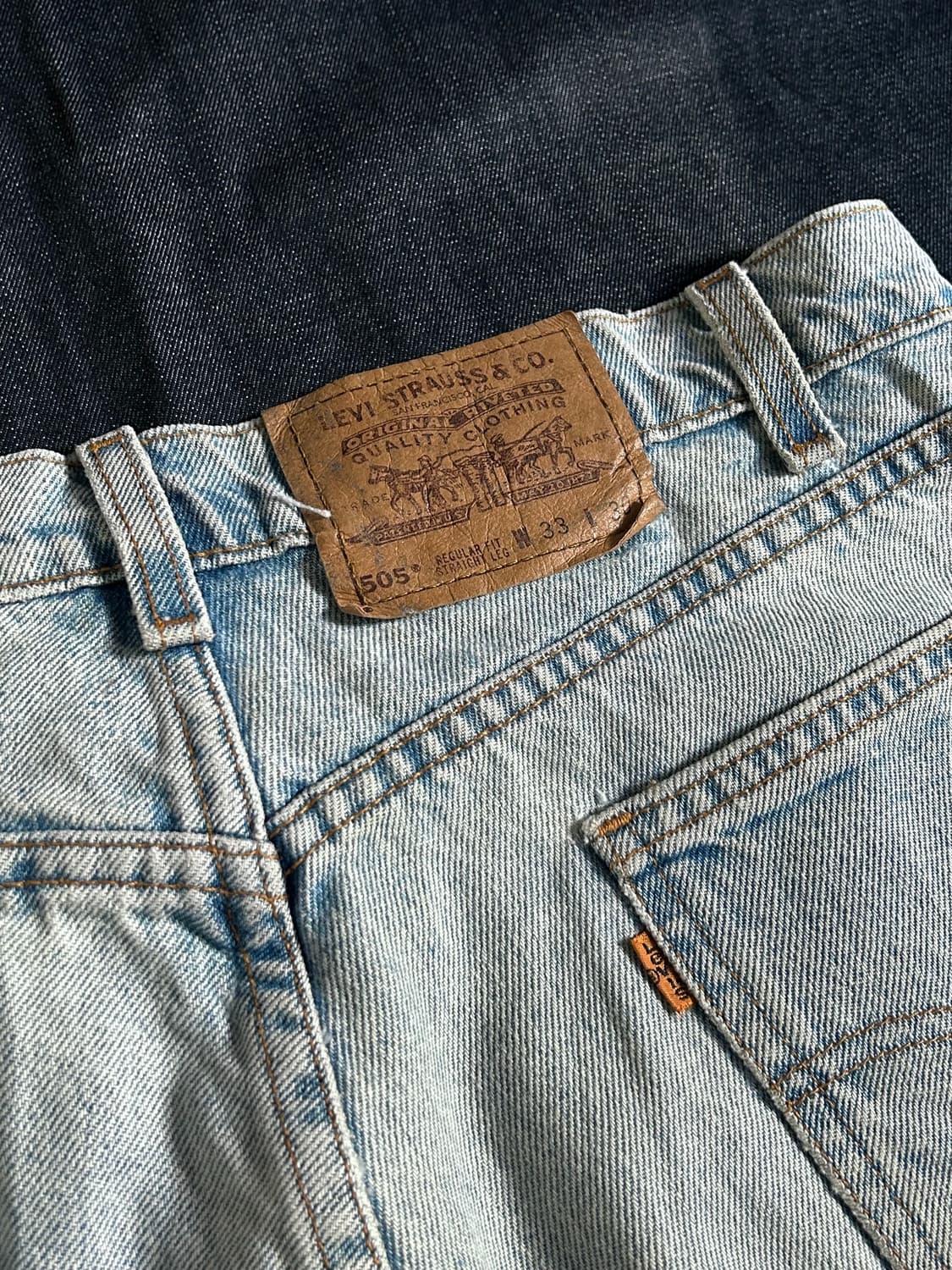 90s 리바이스 505 오렌지탭 Made in Brazil 상품이미지9