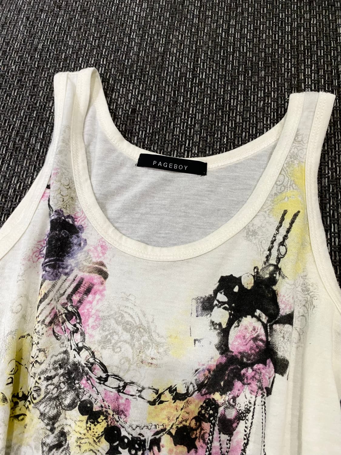 Oriental Mood Chain Print Sleeveless 상품이미지4