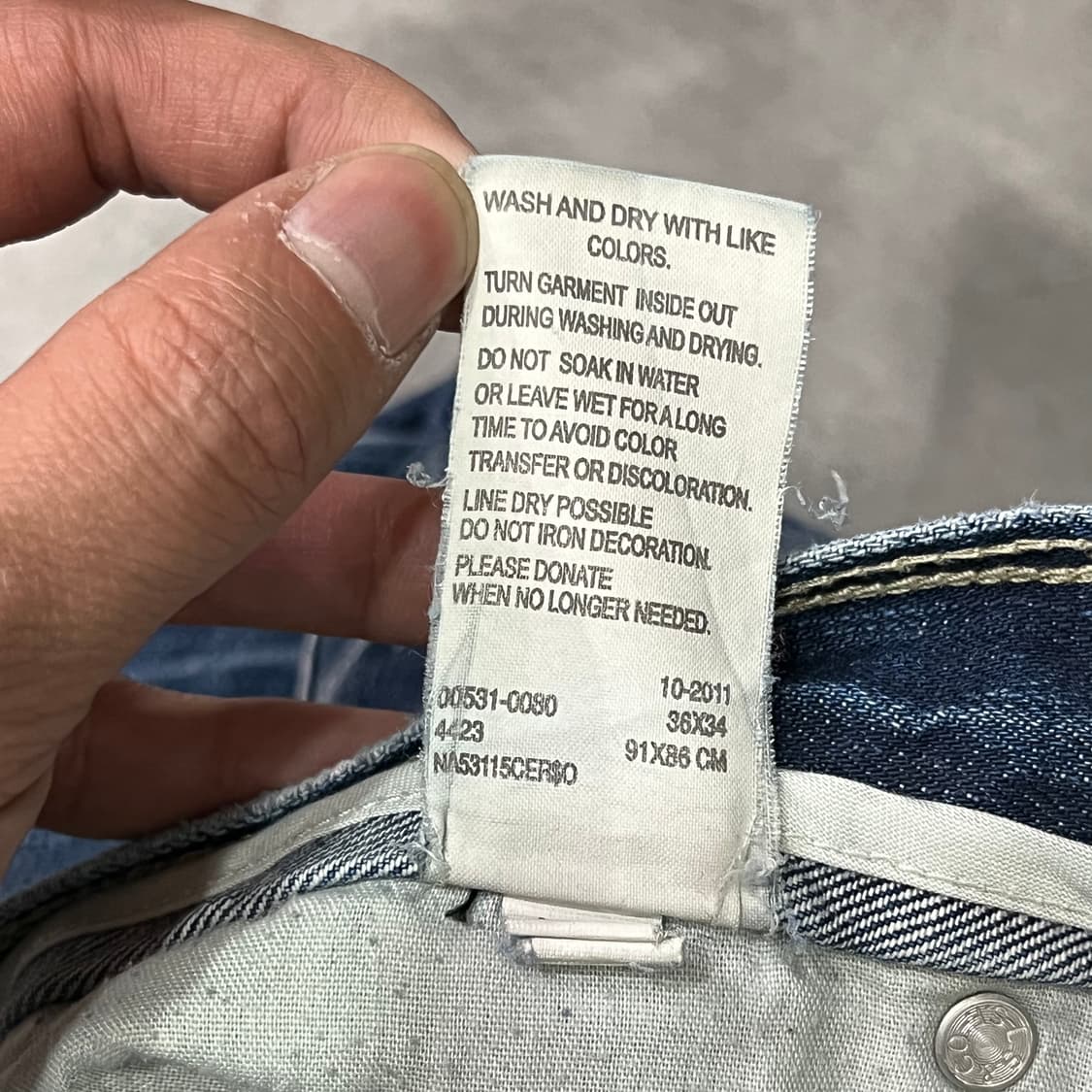  리바이스 레드룹 워싱 데님 팬츠 y14550 상품이미지10