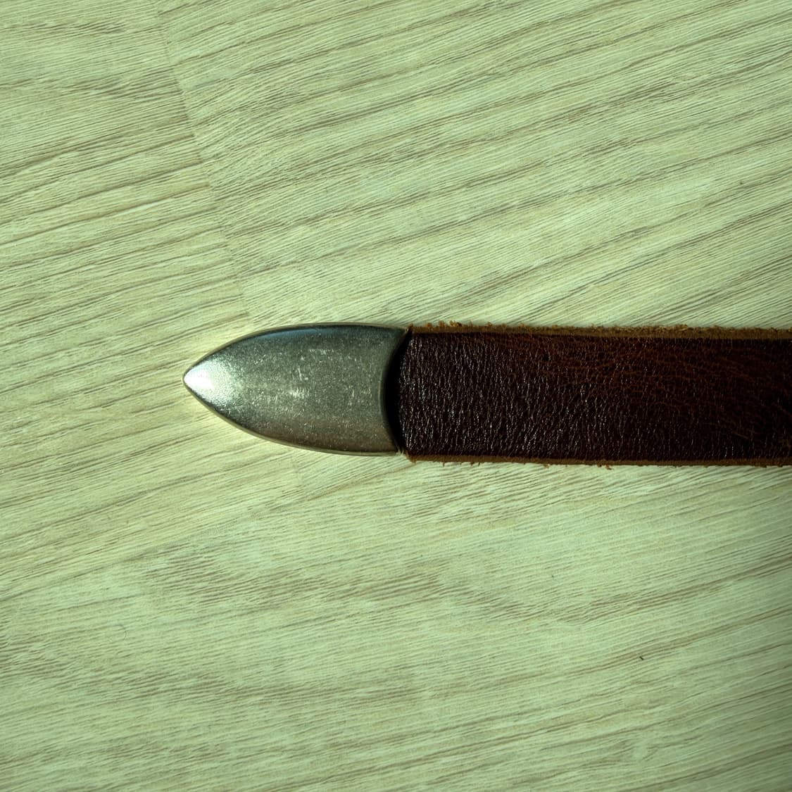 아워레가시 벨트 2cm 레더 브라운 상품이미지5