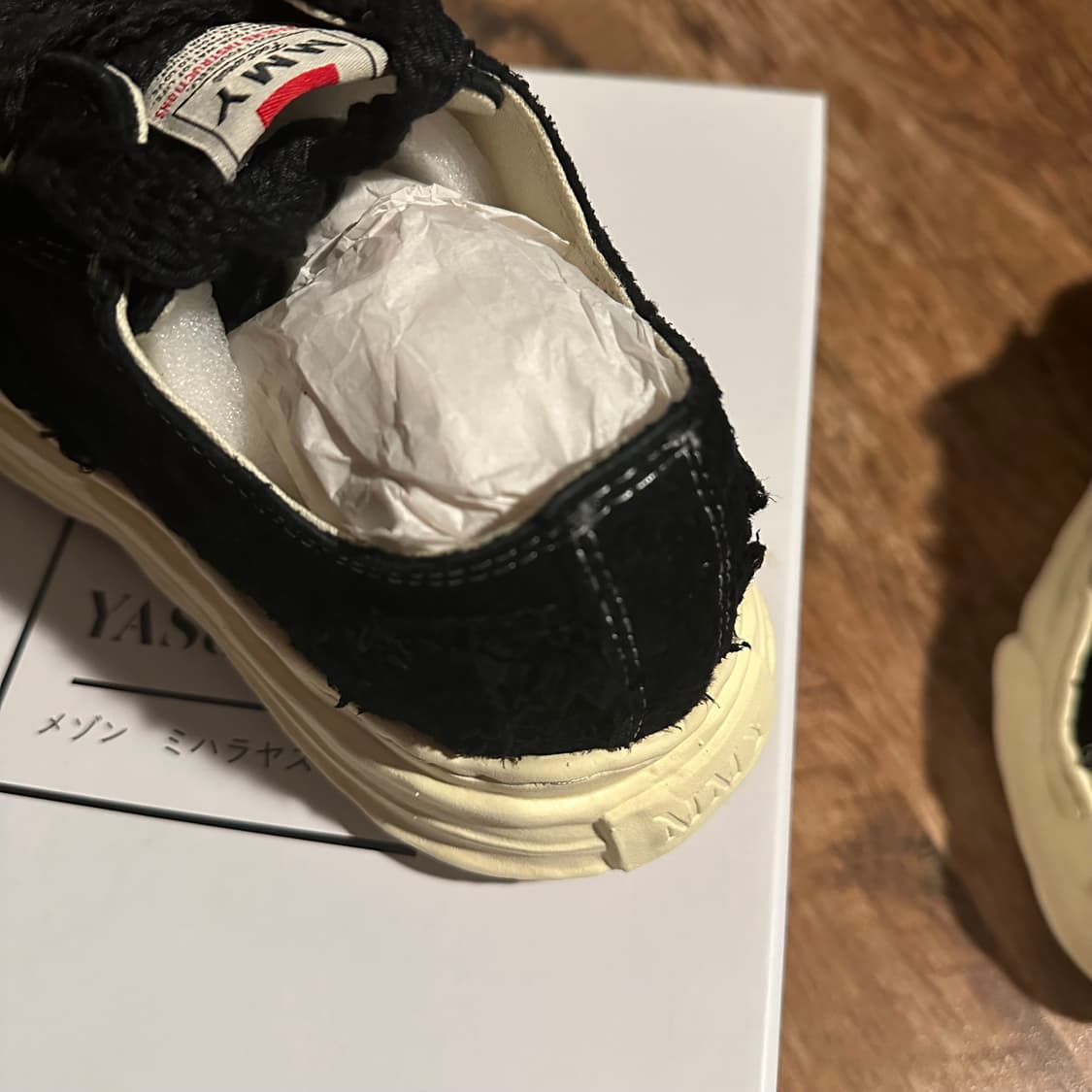 [43] 메종 미하라 야스히로 행크 OG 스니커 솔 블랙 상품이미지6