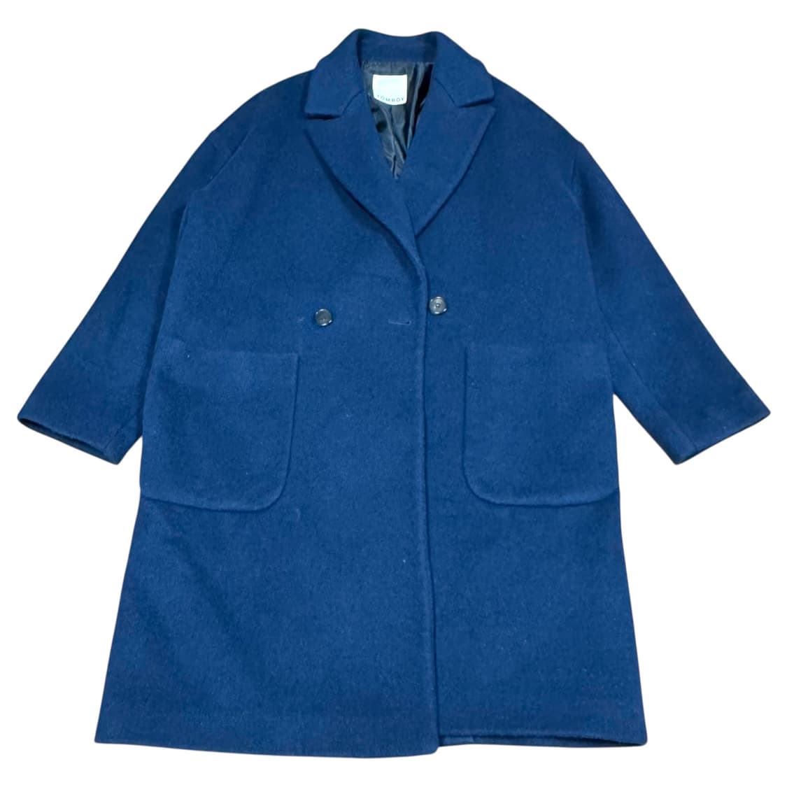 바배) 톰보이 앙고라 코트 상품이미지1