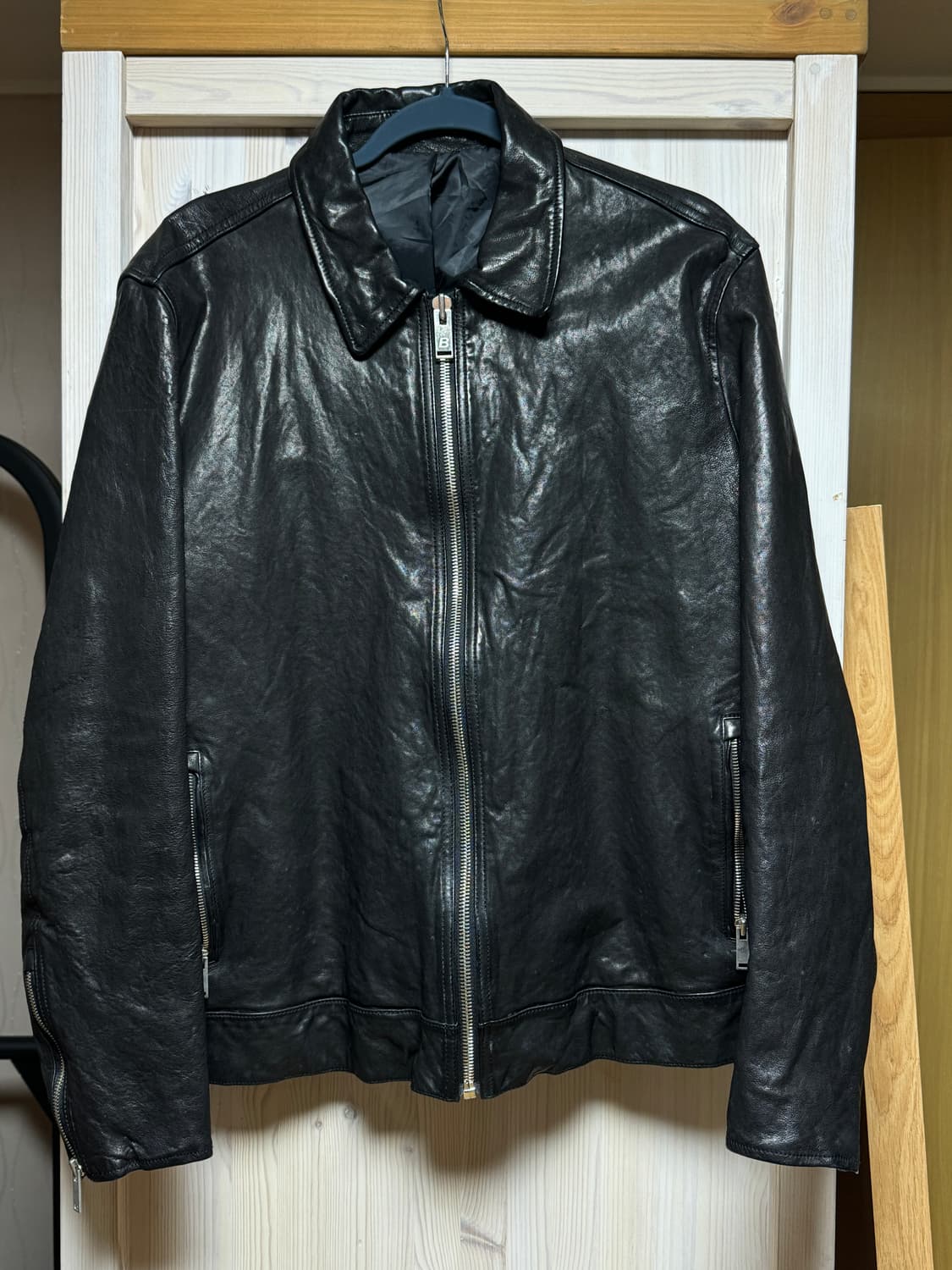 빌리언즈 싱글 레더 자켓 상품이미지1