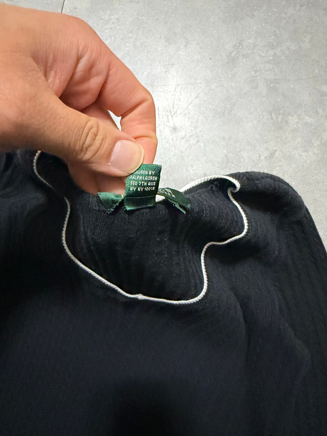 랄프로렌 폴로 그린라벨 케이블 빈티지 코튼 니트 44 size   상품이미지5