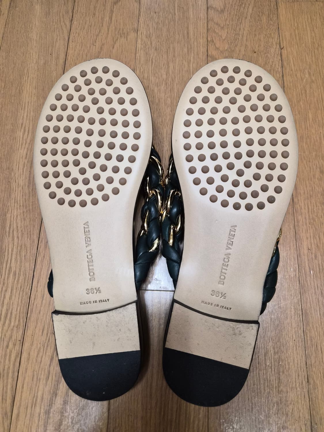 (정품) 보테가베네타 나파가죽 슬리퍼 36.5 (명품 샌들 여자 신발) 상품이미지7