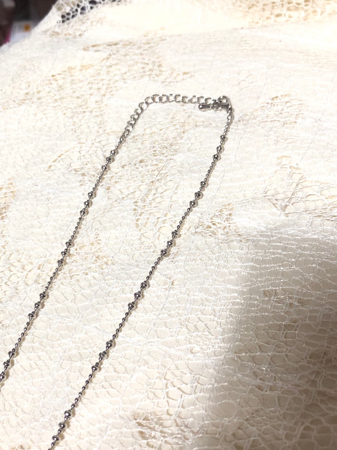 Cubic Ribbon Pendant Necklace  상품이미지5