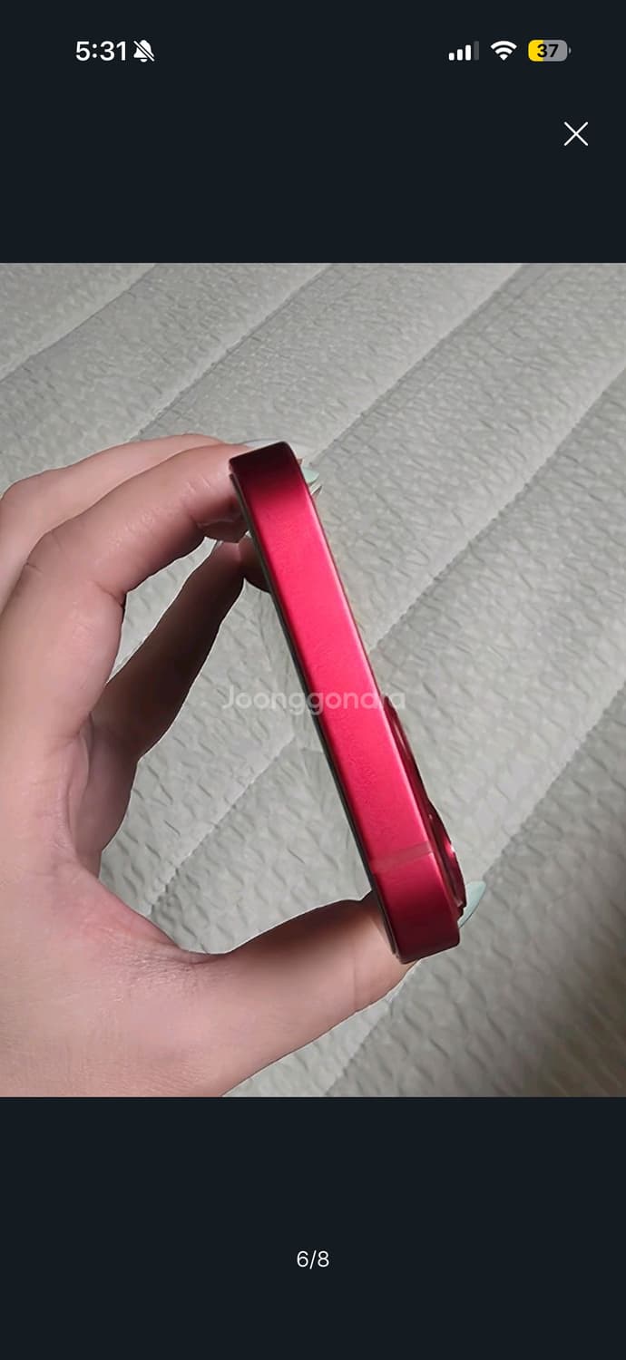 아이폰13미니 프로덕트 레드 순정상태 풀박 풀세트 상품이미지6