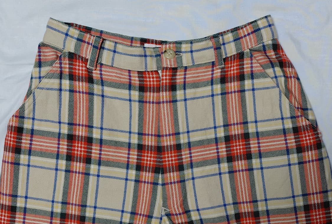 [M] 투모로우랜드 마카피(MACPHEE) 클래식 체크 코튼 팬츠 상품이미지2