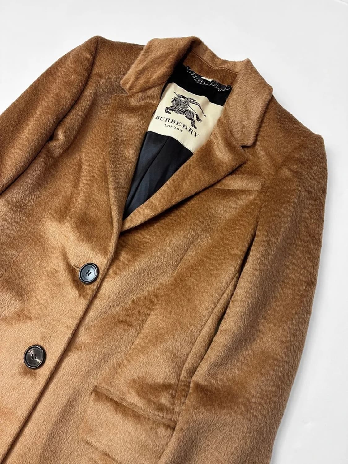 버버리 런던 라마 헤어 울 롱 코트 PN5419 상품이미지2