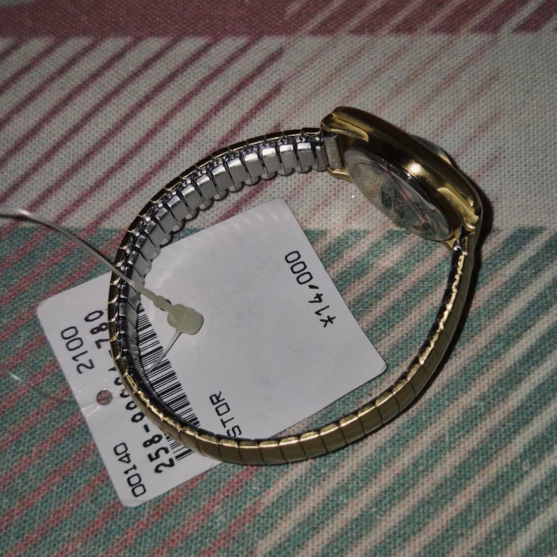 90s 영국 스톰 아쿠아 스퀘어 반구 팔찌 시계 상품이미지10