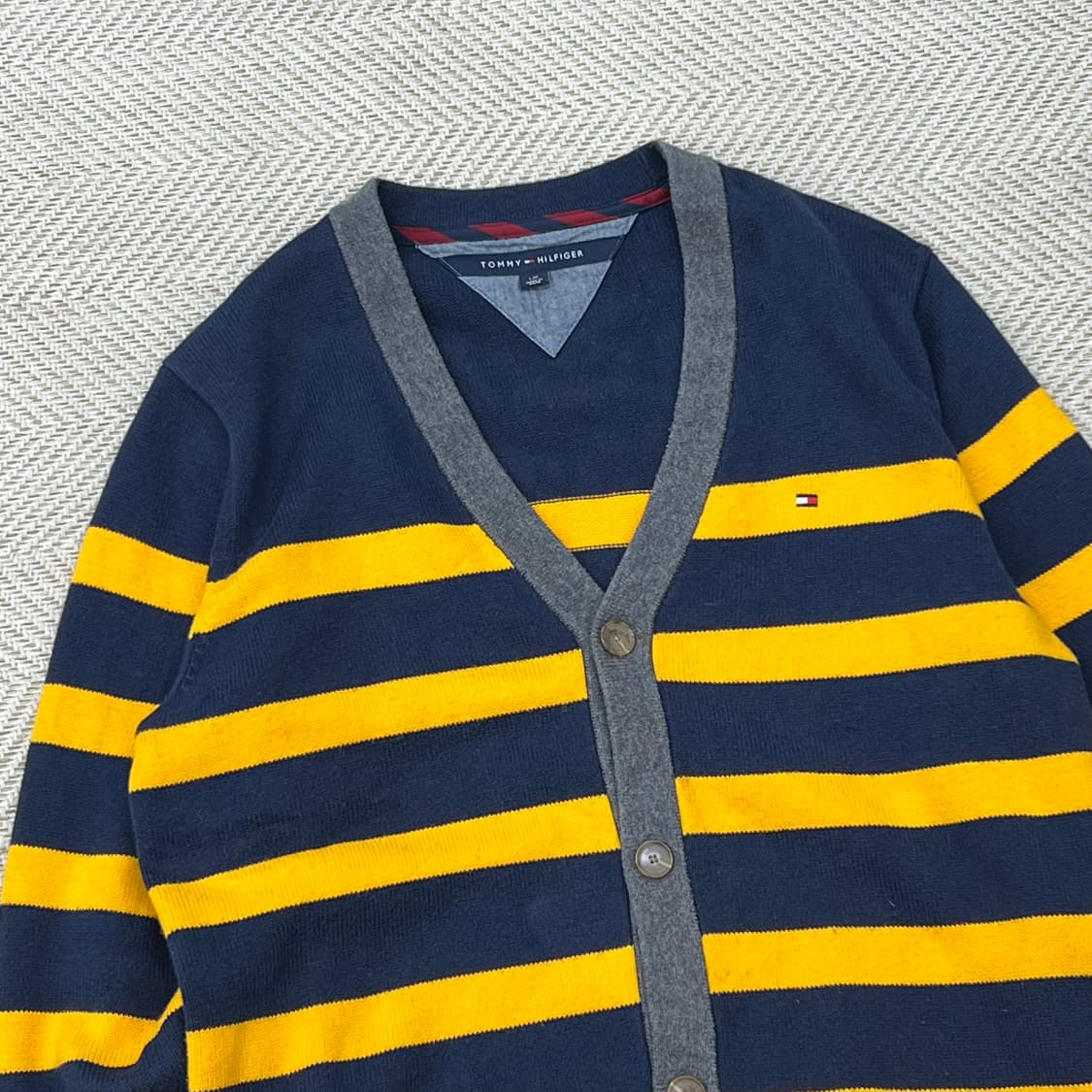 타미힐피거 스트라이프 니트가디건 r3039 상품이미지3