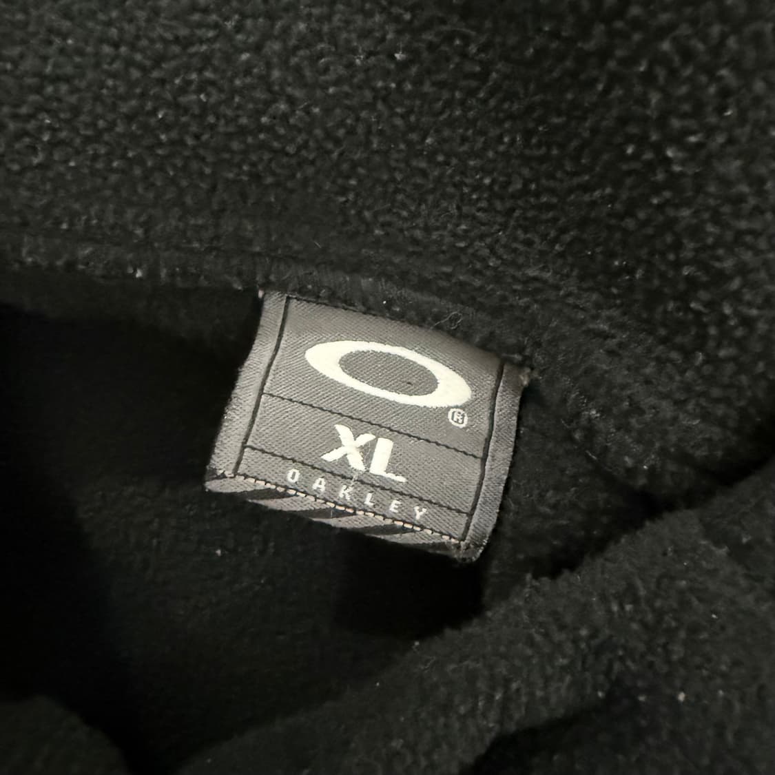 (XL) 00s 오클리 아카이브 플리스 후리스 후드 블랙 상품이미지3