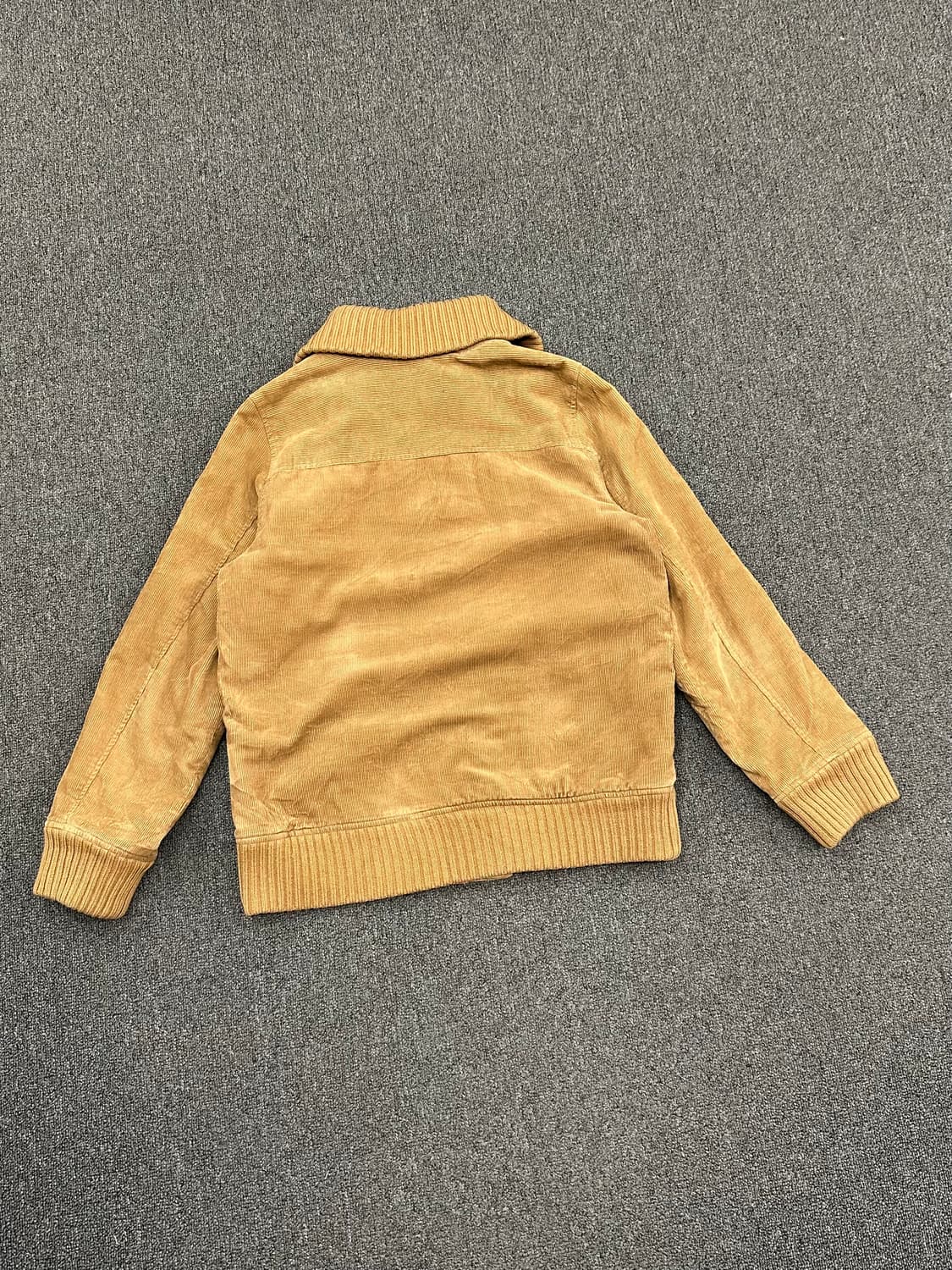 M)Japanese vintage 여성 코듀로이 베이지 봄버 자켓 상품이미지7