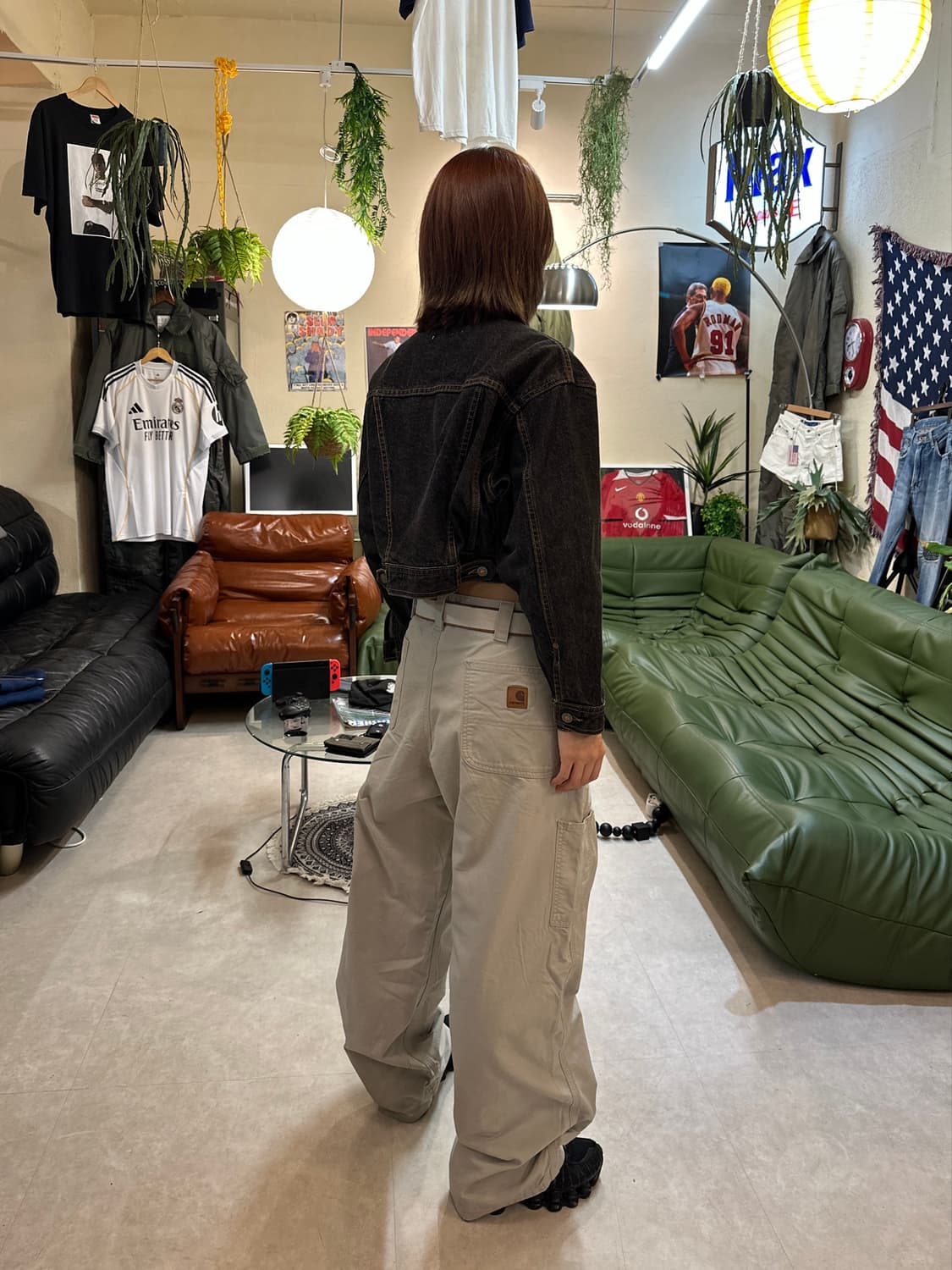 칼하트 B151 싱글니 TAN 카펜터 덩가리 핏 상품이미지1