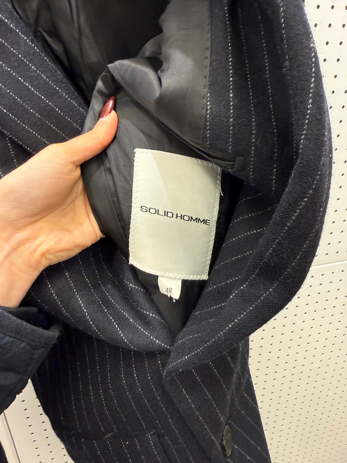 솔리드옴므 스트라이프 자켓 U1460 상품이미지5