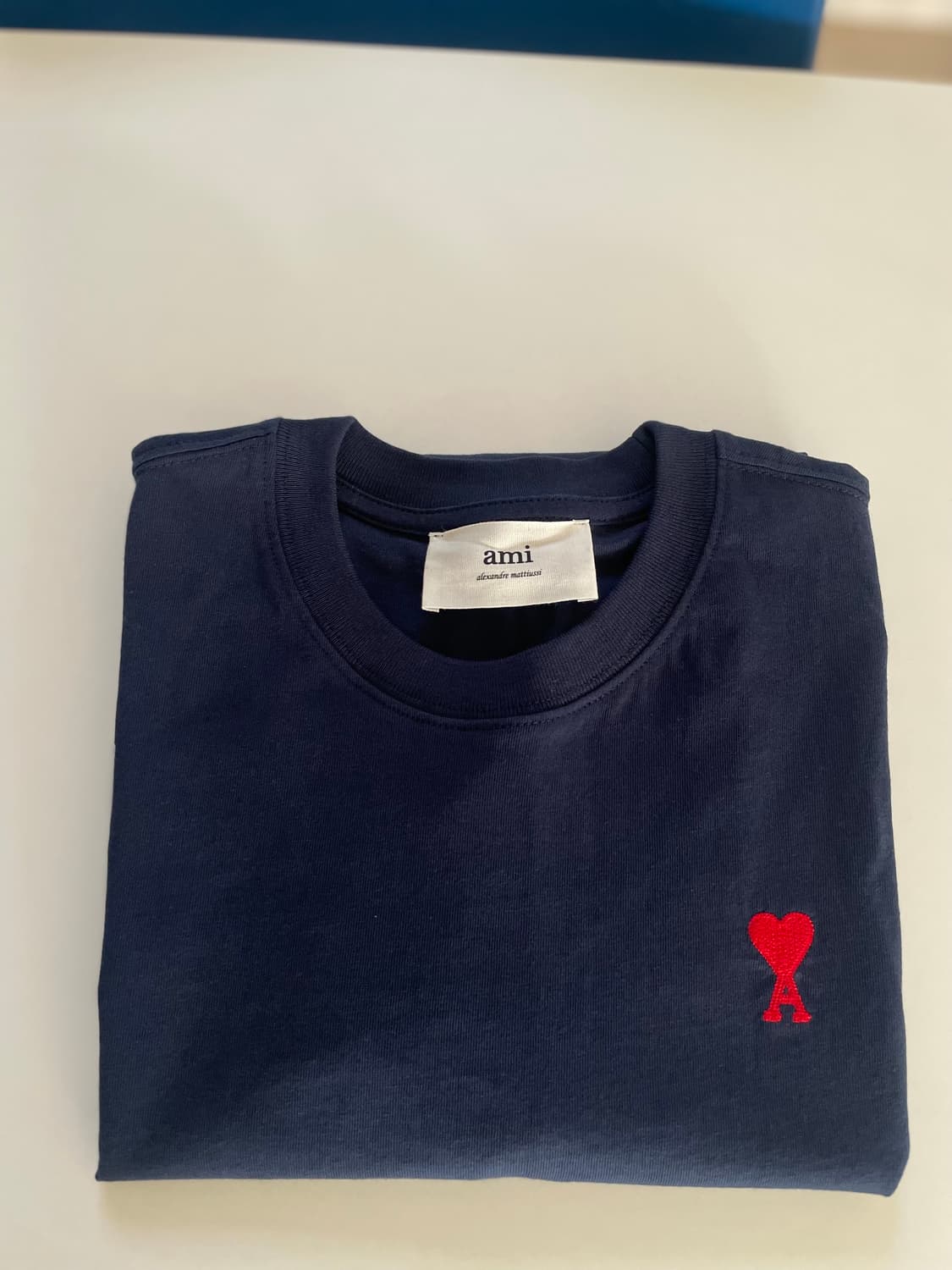 아미 네이비 레드 로고 S 상품이미지1