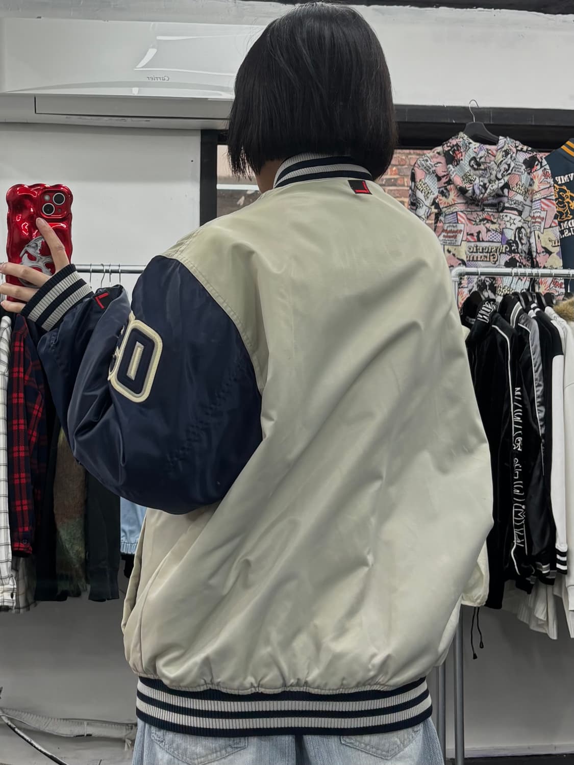 FUBU 푸부 올드스쿨 빅로고 바시티 상품이미지5