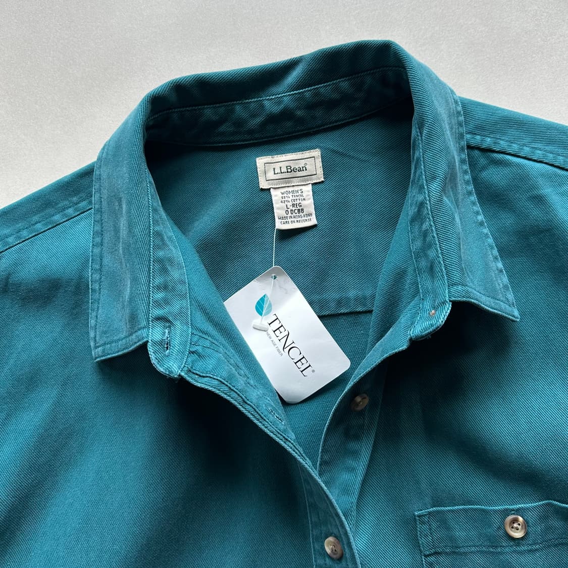 [L](새상품)L.L.Bean 엘엘빈 오버핏 여성 워크 셔츠 상품이미지8