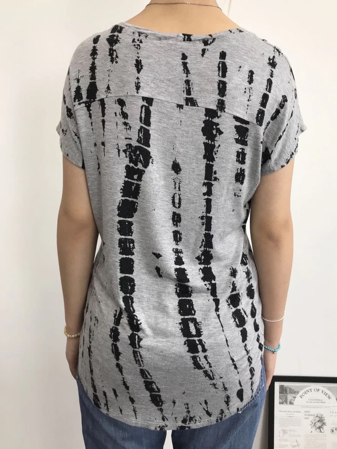 BLEU Tie Dye Rayon Blend Tee 상품이미지3