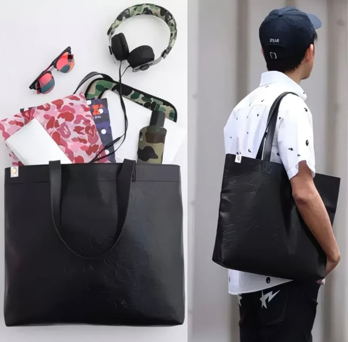 베이프 가죽 숄더백 에코백 토트백 잡지부록 정품 상품이미지9