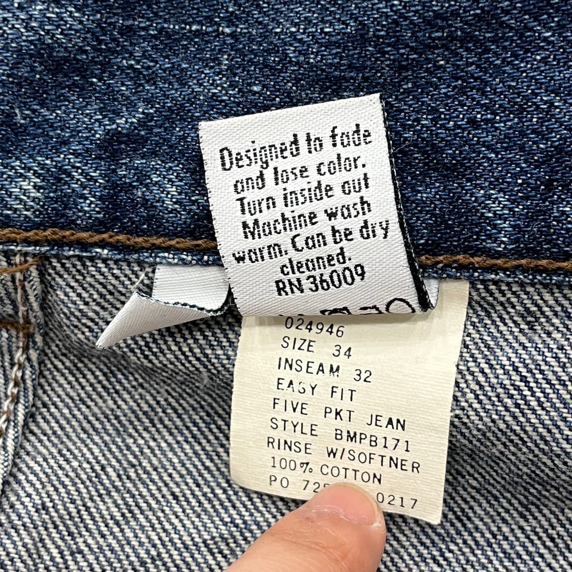 34 캘빈클라인 데님 팬츠 상품이미지7