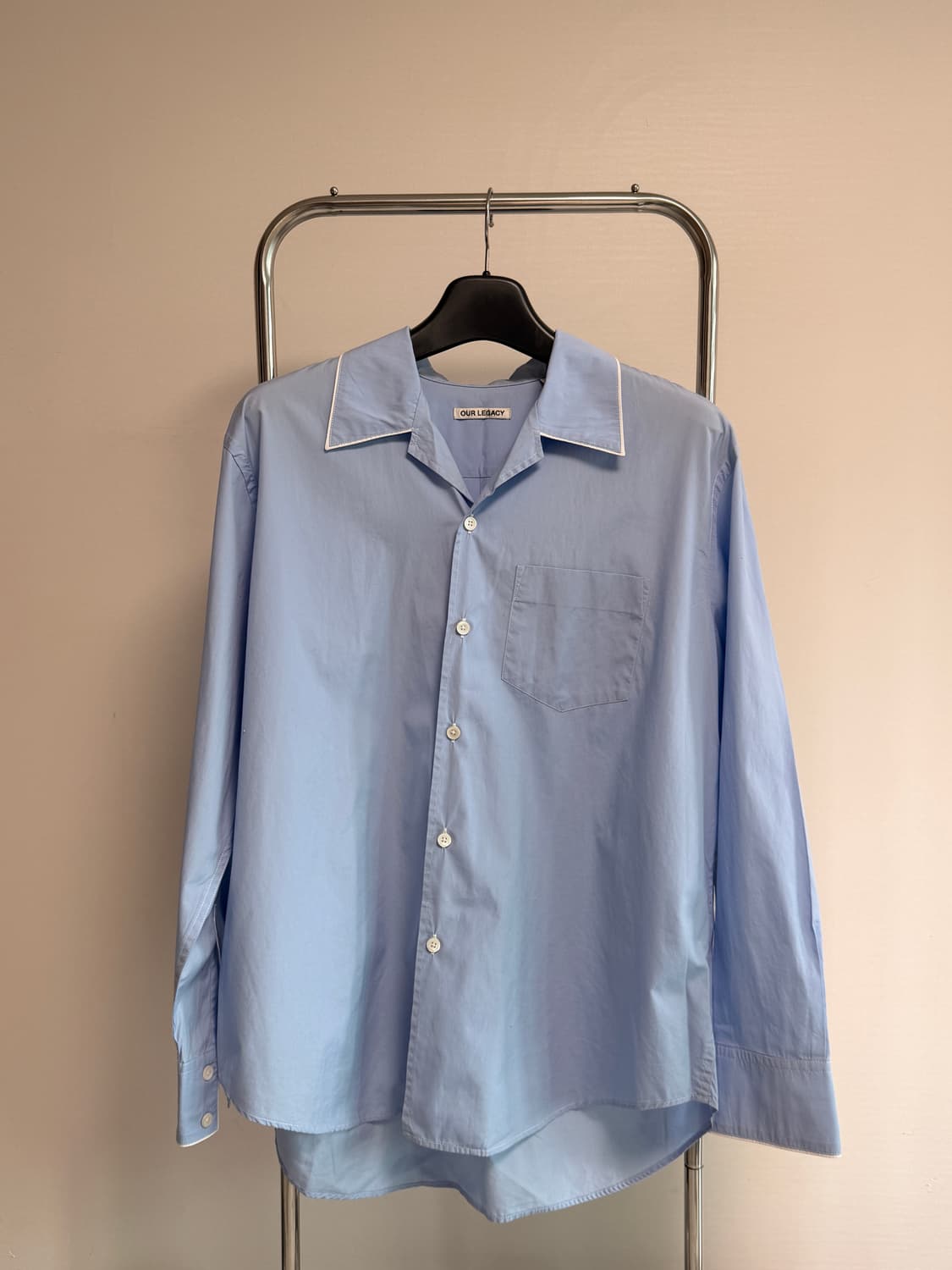 아워레가시 오픈카라 셔츠 상품이미지1