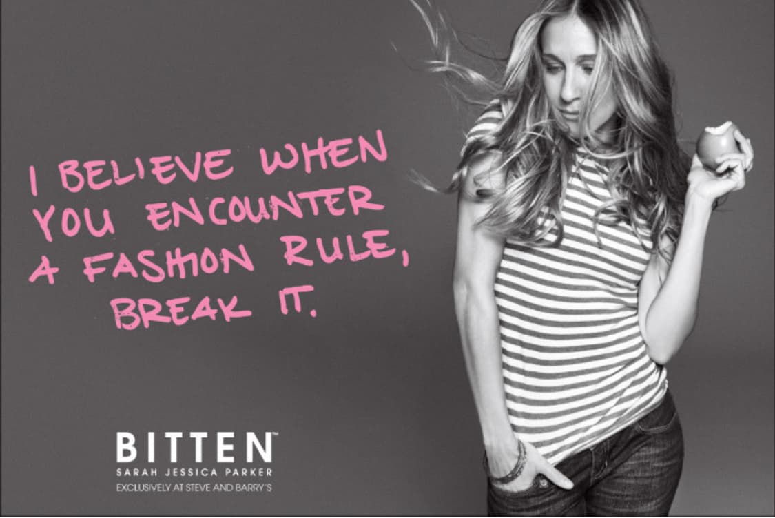 희귀 SJP 사라제시카파커 Y2K 2000s 그래픽 반팔티 챠콜 그레이 상품이미지5