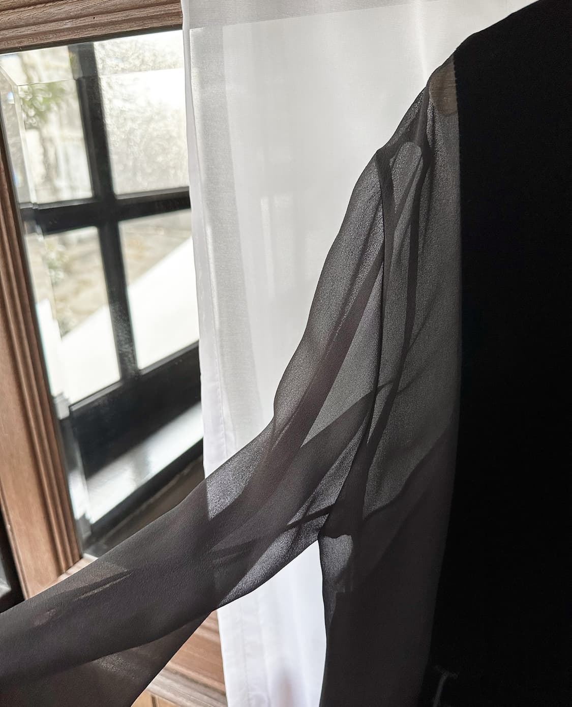 CHLOE velvet v-neck dress 상품이미지5