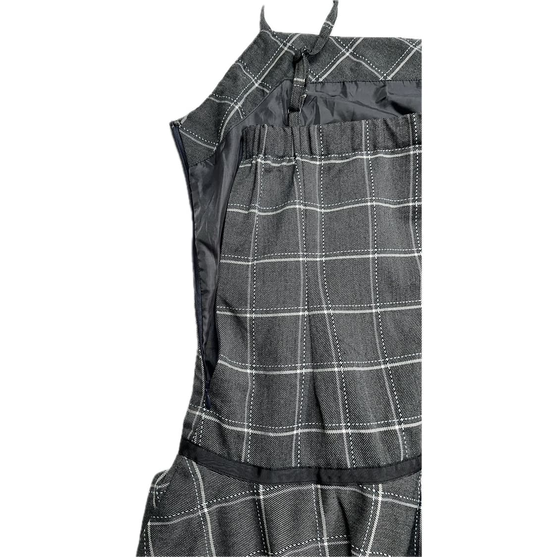 여성 체크무늬 주름 치마 원피스 중고 구제 빈티지 상품이미지3