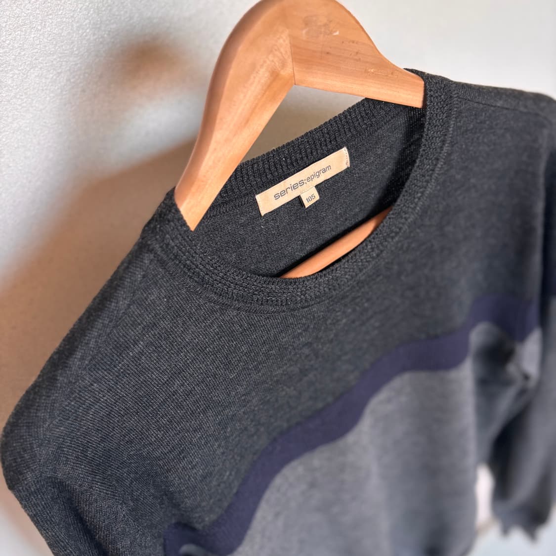 시리즈 에피그램 100 캐주얼 니트 스트라이프 가성비 상품이미지4