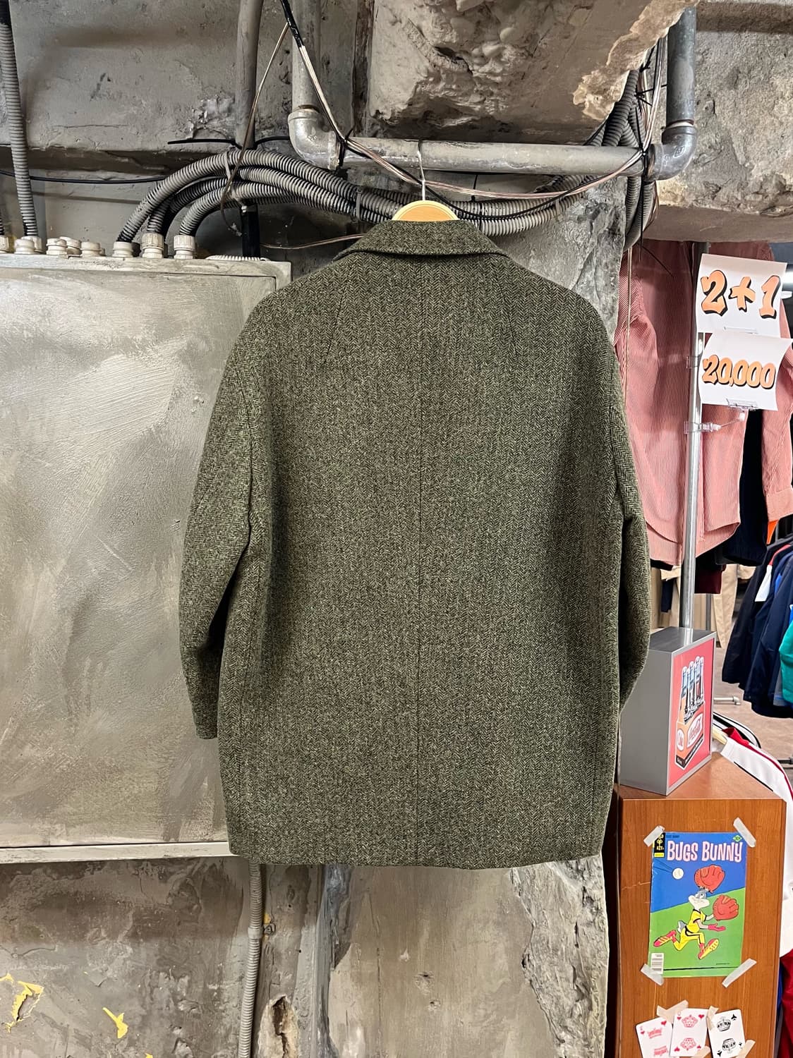 빈티지 울 알파카 자켓 그린 #csz2951 상품이미지2