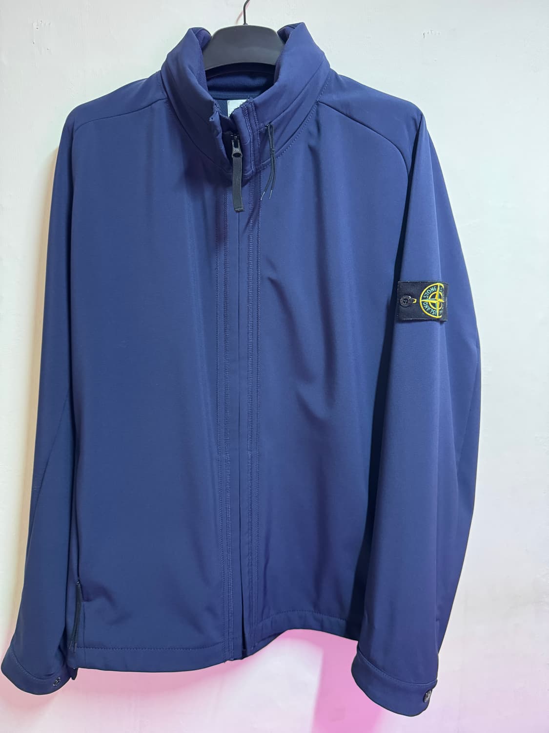 스톤아일랜드 소프트쉘 바람막이 XXL 네이비 상품이미지1