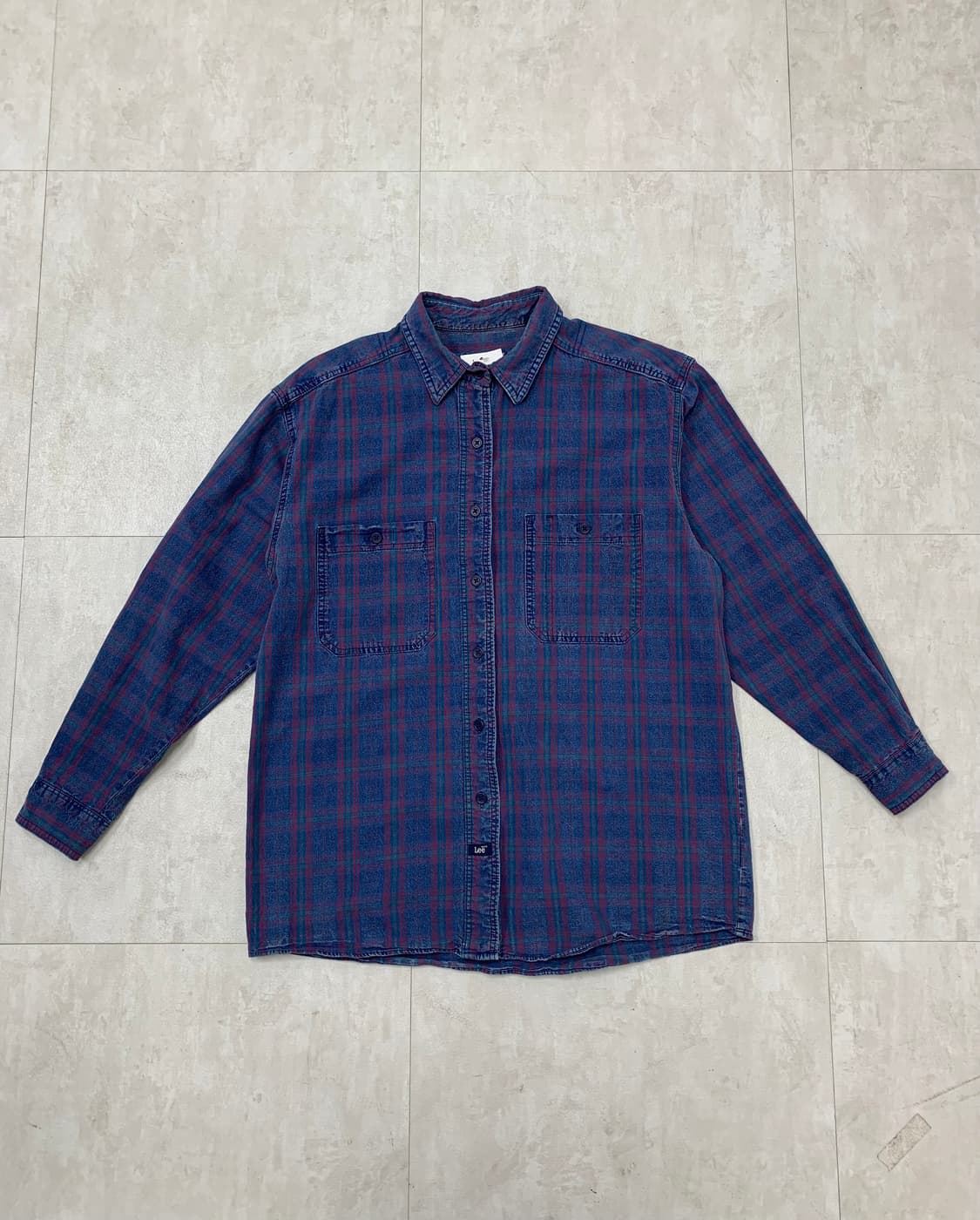 Lee  체크데님셔츠 #733 상품이미지1