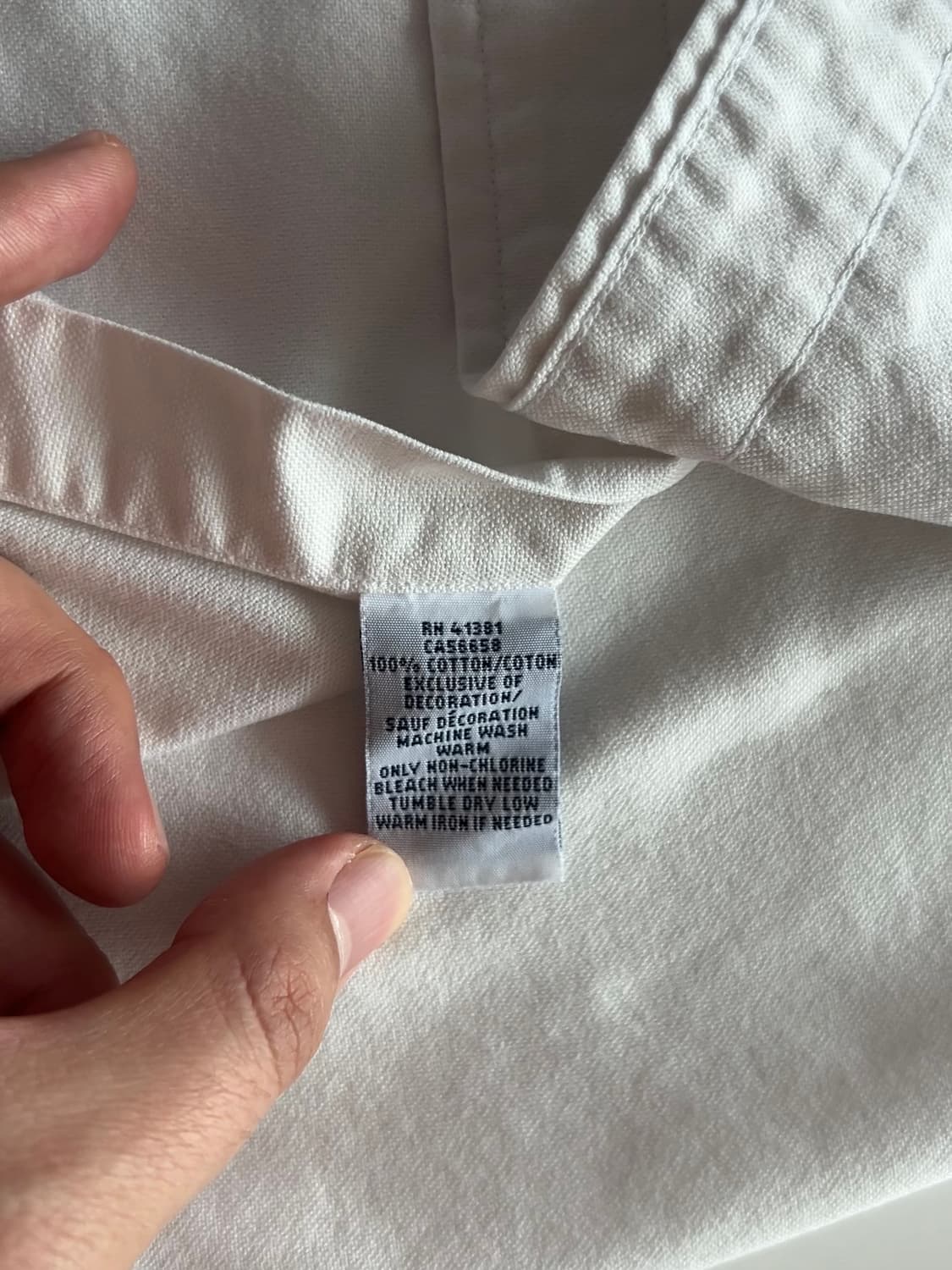 폴로 랄프로렌 화이트 옥스포드 셔츠 S 상품이미지4