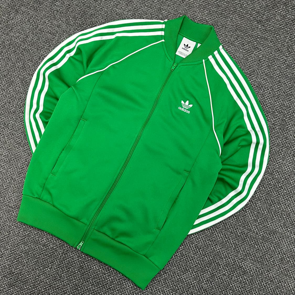 아디다스 신형 슈퍼스타 그린 빈티지 져지 L 상품이미지3